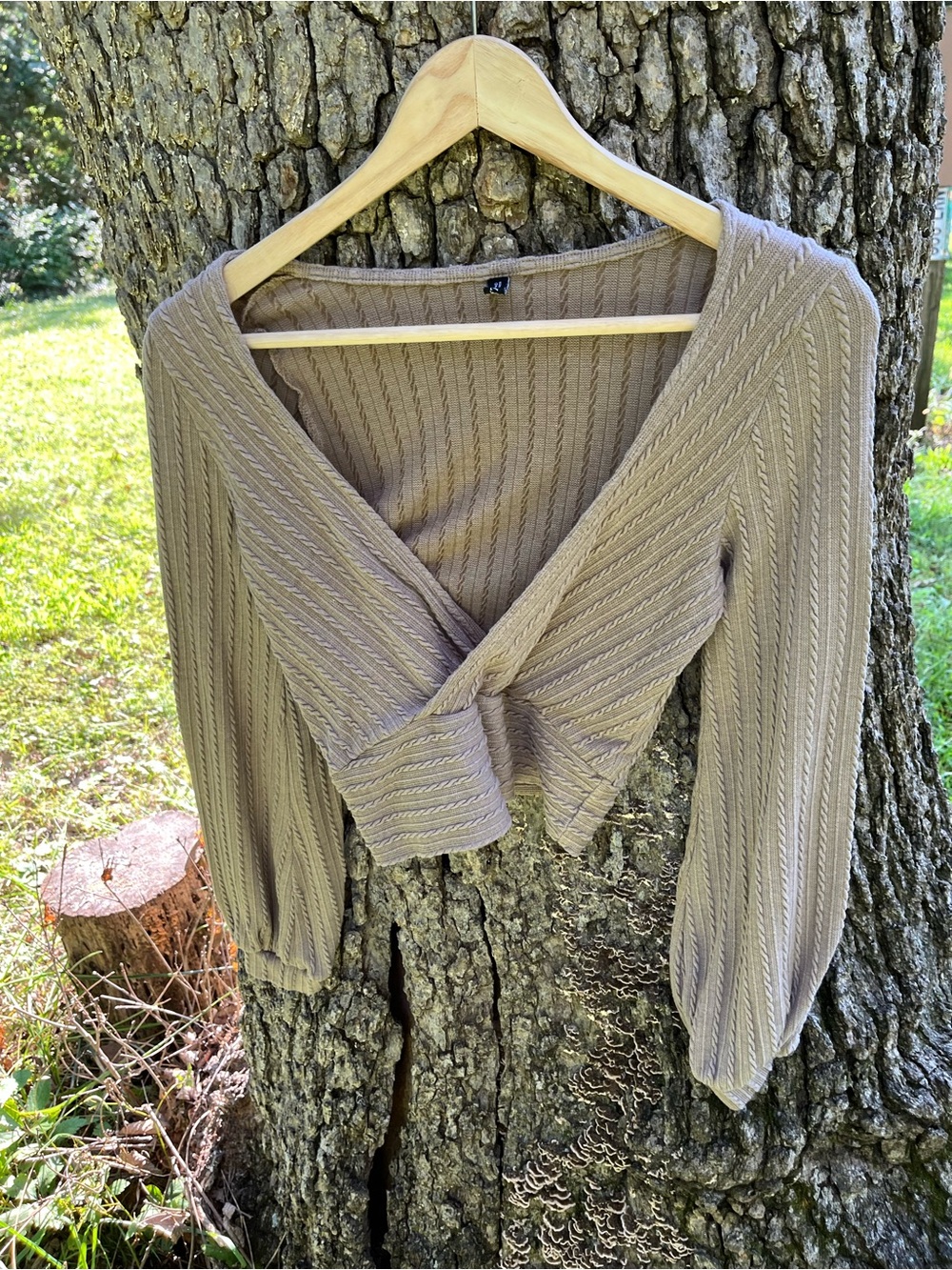 ⭐️Zaful Wrap Front Blouse in size S